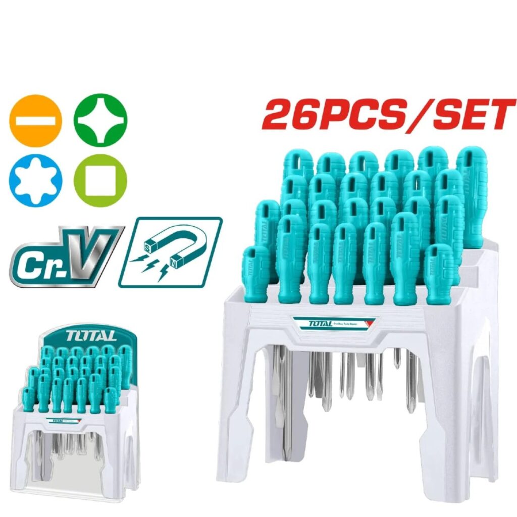 SET DE DESTORNILLADORES 26PCS CR-V – THTDC252601