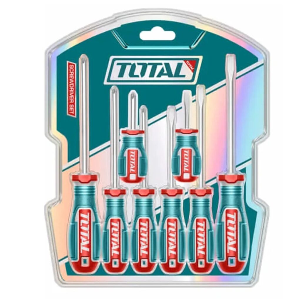 SET DE DESTORNILLADORES TOTAL 8PCS S2 – TKSDS0826