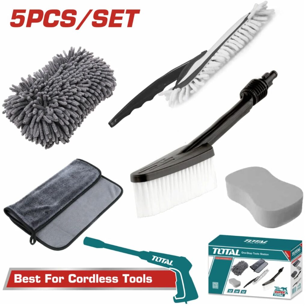 SET DE BOQUILLA + ACCESORIOS PARA HIDROLAVADORA 5PCS – TMGF0501