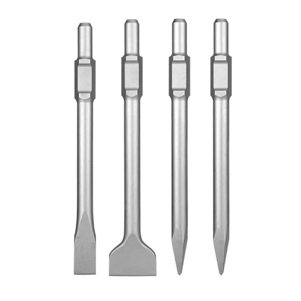 CINCEL PUNTA Y PLANA SDS HEX HEXAGONALES 4PCS MALETA ALUMINIO – TAC0304375