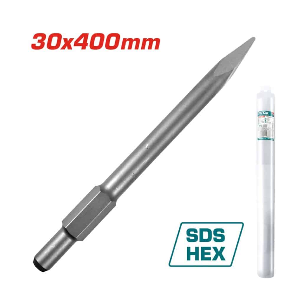 CINCEL HEX 30X400MM PUNTA TOTAL – TAC15333011