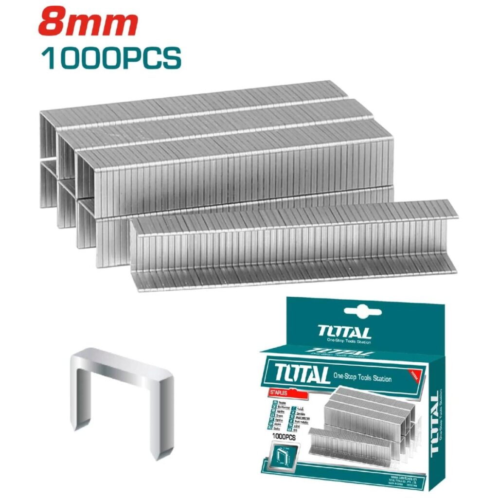 GRAPAS TOTAL 8X1.2MM 1000PZS/CAJA PARA THT31143 – THT3982