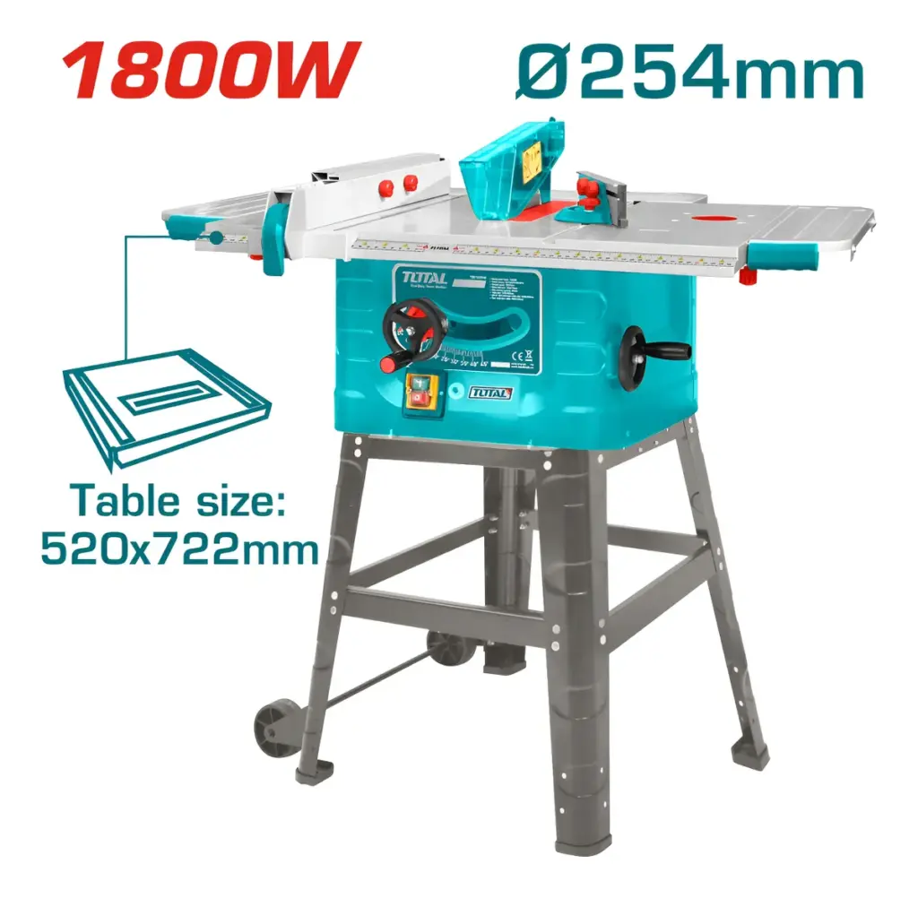 SIERRA DE MESA1800W 4500RPM HOJA 254.16MM – TS51825428