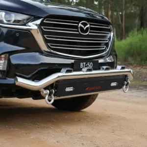 DEFENSA S1 CROMADO LEDX2  PARA MAZDA BT-50 2021-ON - S2-FB10L-S69