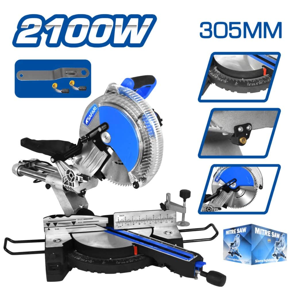 INGLETADORA TELESCOPICA 12″ 2100W 5000RPM  305MM – CM-12S
