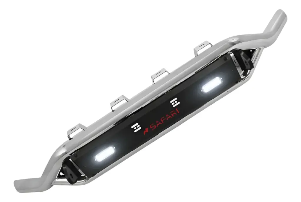 DEFENSA S1 CROMADO LEDX2 PARA HILUX REVO 8VA GENERACION 2016 EN ADELANTE – S2-FB10L-S56