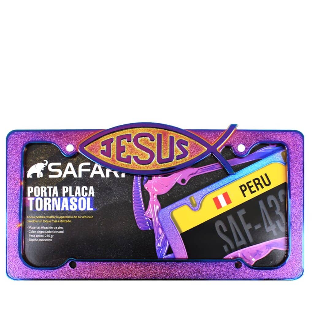 PORTA PLACA SAFARI – H69014 – TORNASOLADA JESÚS