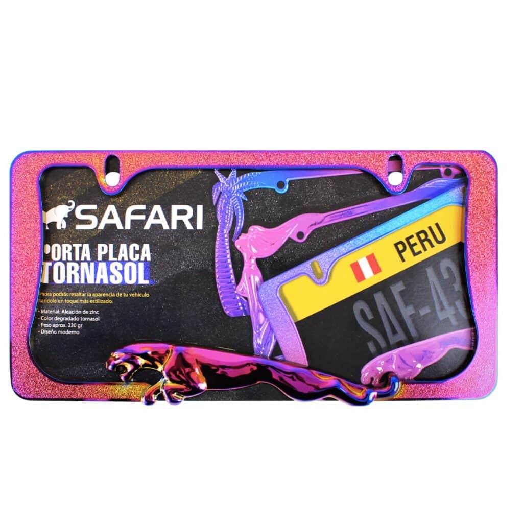 PORTA PLACA SAFARI – H69012 – TORNASOLADA PUMA