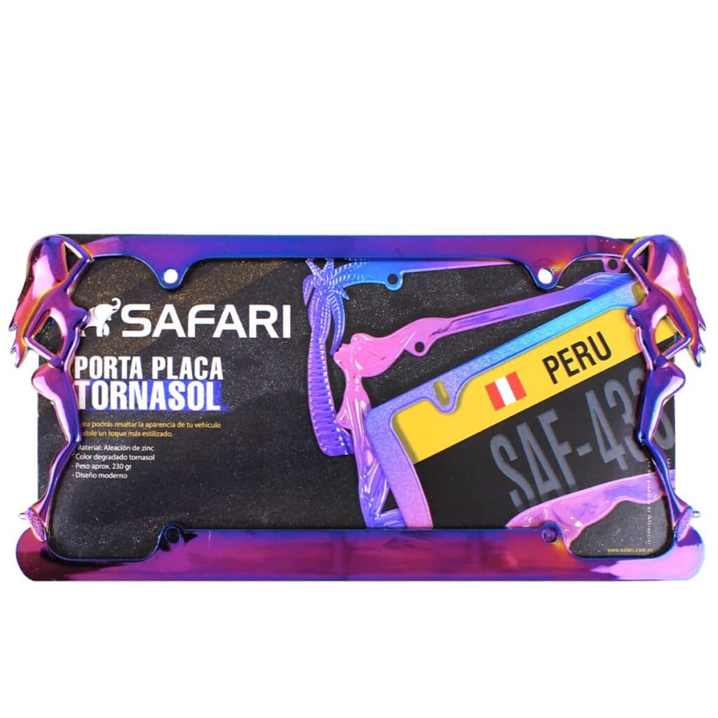PORTA PLACA SAFARI – H69014 – TORNASOLADA MUJER
