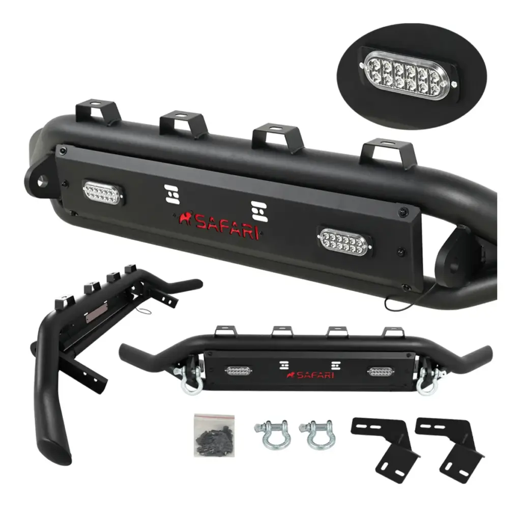 DEFENSA R2 NEGRO LEDX2 PARA HILUX REVO 8VA GENERACION 2016 EN ADELANTE – S1-FB10B-S56