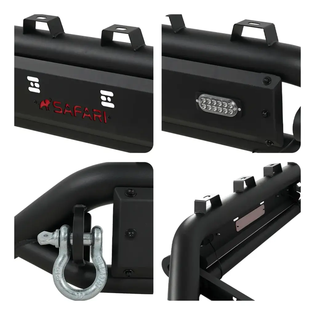 DEFENSA R2 NEGRO LEDX2 PARA HILUX REVO 8VA GENERACION 2016 EN ADELANTE – S1-FB10B-S56