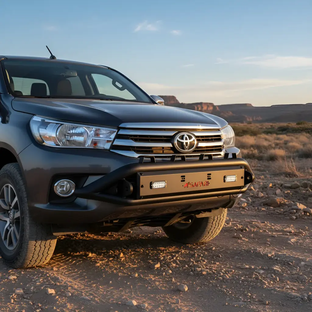 DEFENSA R2 NEGRO LEDX2 PARA HILUX REVO 8VA GENERACION 2016 EN ADELANTE – S1-FB10B-S56