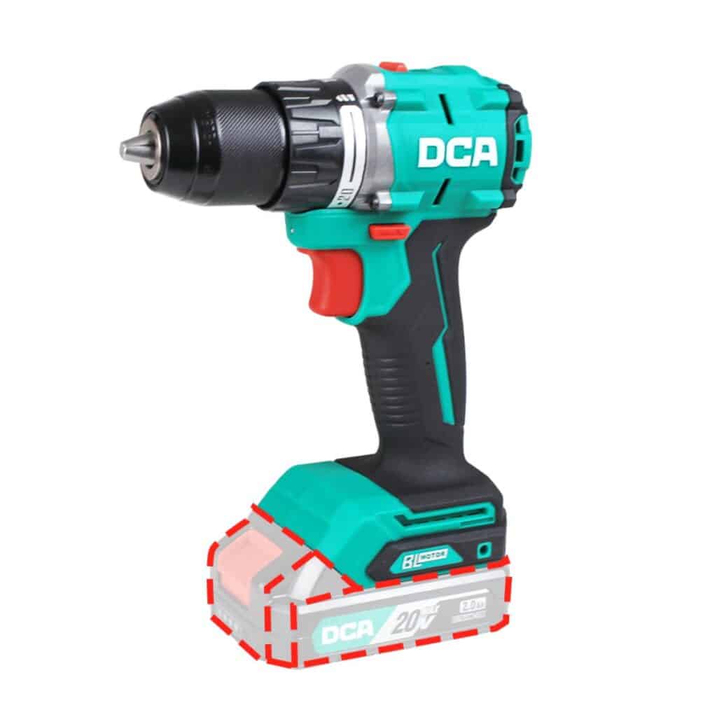 TALADRO PERCUTOR 60NM COMP. 20V BRUSHLESS 13MM 20+2 B:2X2.0AH MALETIN . ADJZ2060iAM