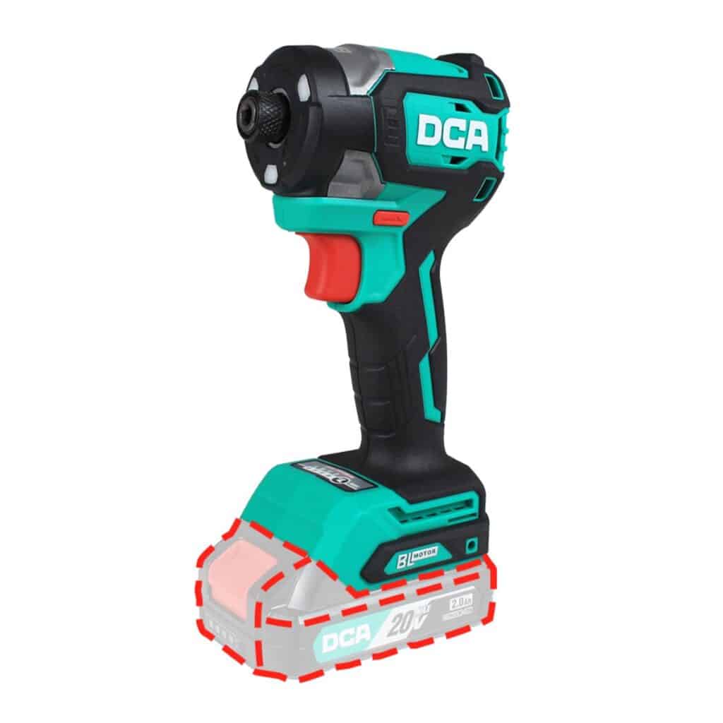 ATORNILLADOR DE IMPACTO 208N.M COMP. 6.35 HEX  20V BRUSHLESS 1X2.0AH – ADPL208ADM