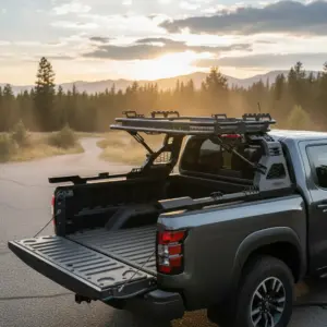 ANTIVUELCO T5 CON PARRILLA Y LUZ DE TRABAJO PARA FRONTIER 3RA GENERACION NP300 2016 EN ADELANTE - S1-RB79B-S60