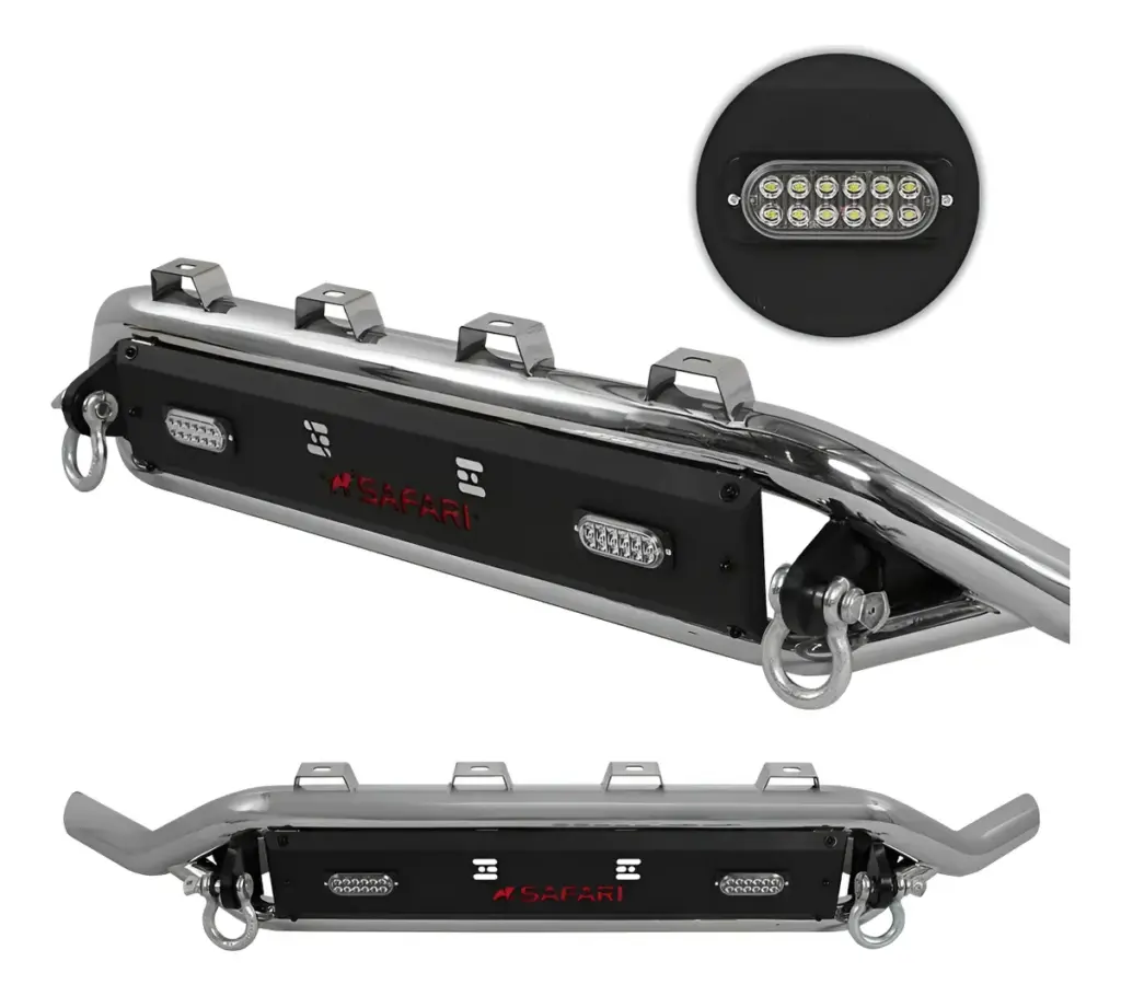 DEFENSA S1 CROMADO LEDX2  PARA AMAROK 2011-ON – S2-FB10L-S67