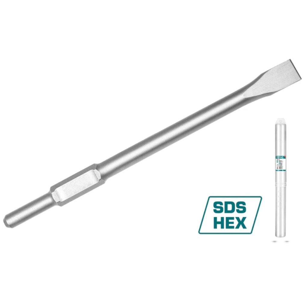 CINCEL SDS PUNTA PLANA HEX 30X400X35MM PLANO  TOTAL- TAC15333012