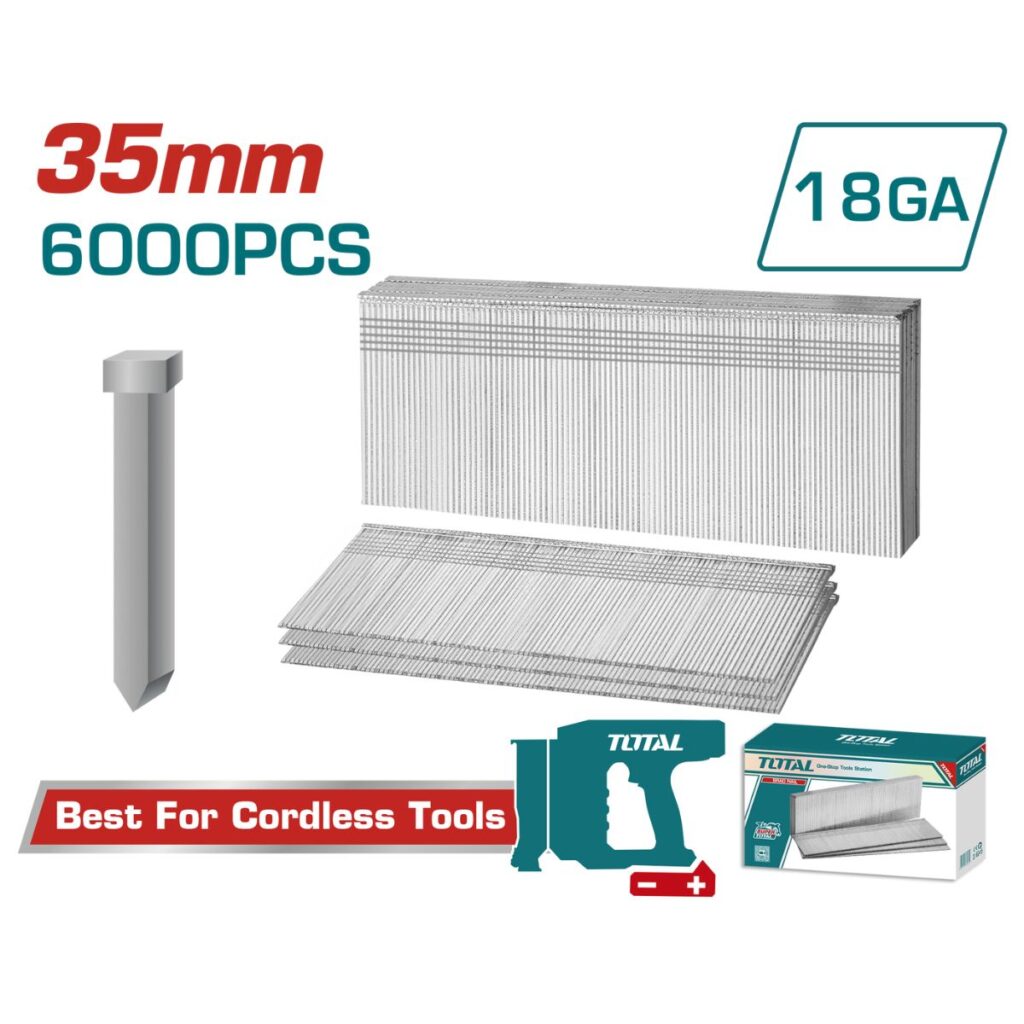TIRAS DE CLAVOS 6000PCSXCAJA 35MM 18GA – TAC918356