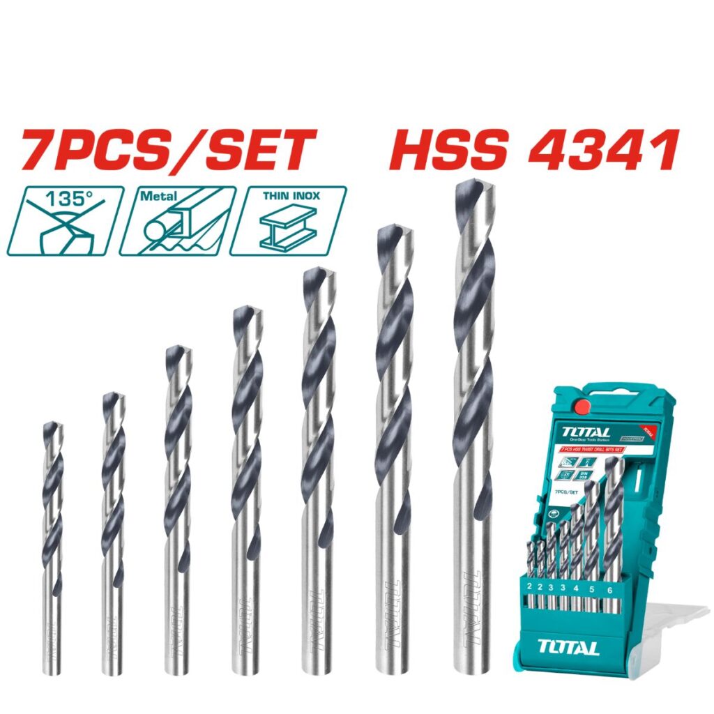 BROCA HSS METAL SET  7PCS EN ESTUCHE – TACSD0075