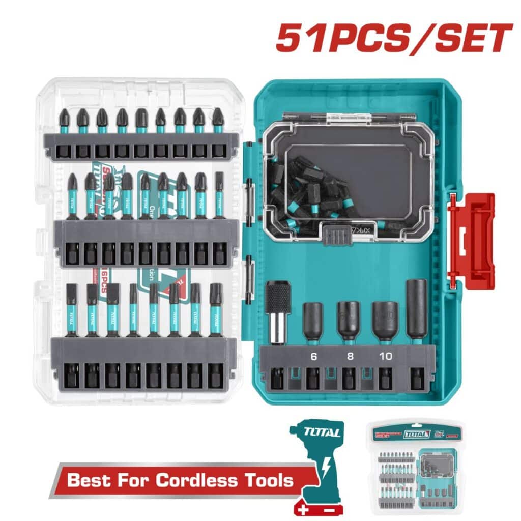 SET PUNTAS DESTORNILADOR IMPACTO 51PCS – TACSDL25106