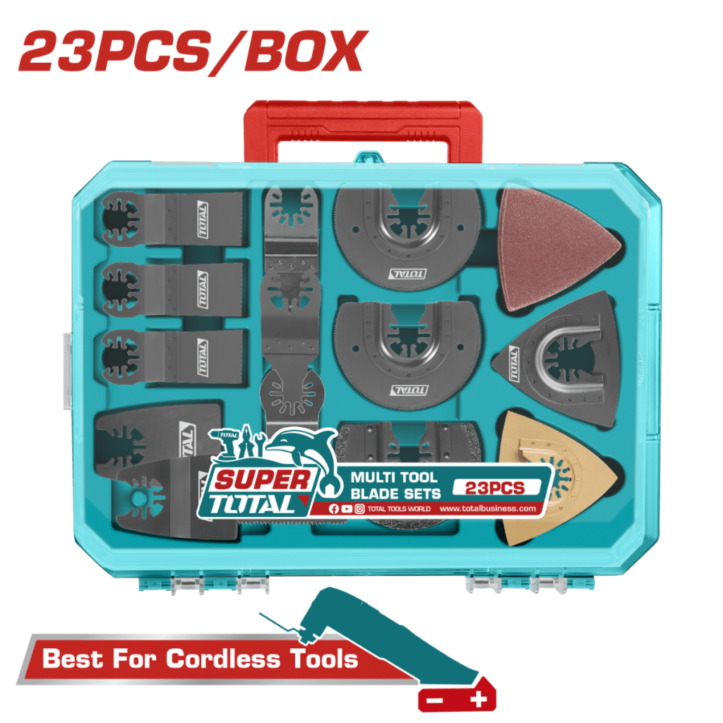 KIT DE ACCESORIOS PARA MULTIHERRAMIENTA 23PCS EN MALETIN – TAKTMT2301