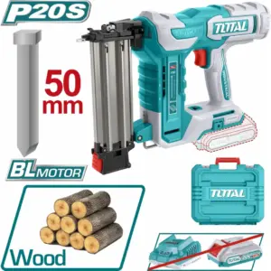 CLAVADORA DE PARED LI-ION 20V F15-F50 CAP:105PCS +1000 CLAVOS 1X2.0AH BRUSHLES  TOTAL- TCBNLI5005