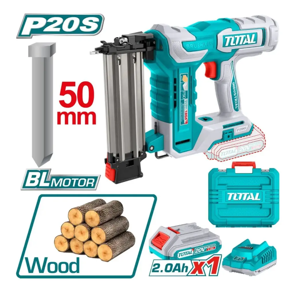 CLAVADORA DE PARED  20V P20S 15MM(5/8″)50MM (2″) TOTAL- TCBNLI5008