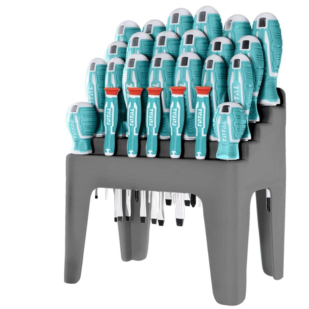 SET DE DESTORNILLADORES 26PCS CR.V MAGNETICO – THT250626