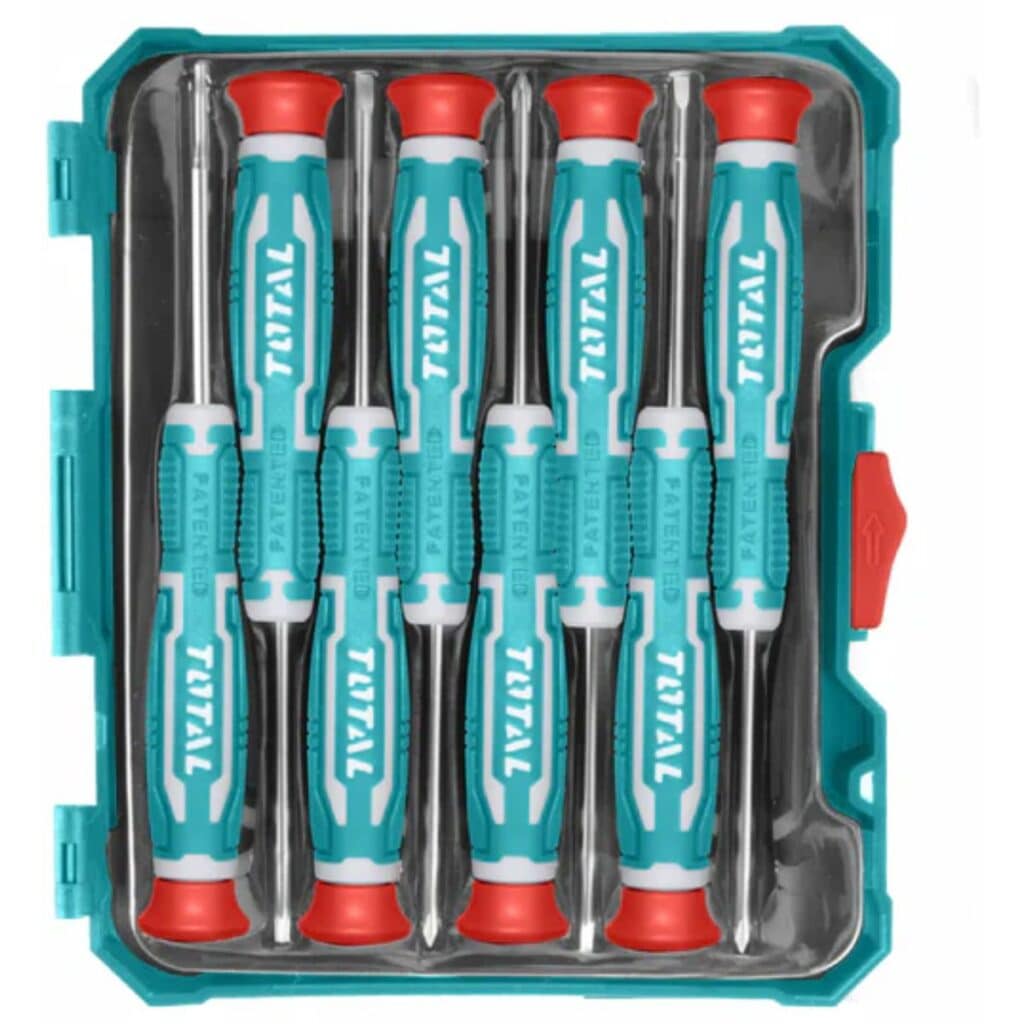 SET DESTORNILLADORES DE PRECISION 8PCS CR.V MAGNETICO ESTUCHE INDUSTRIAL – THT250826
