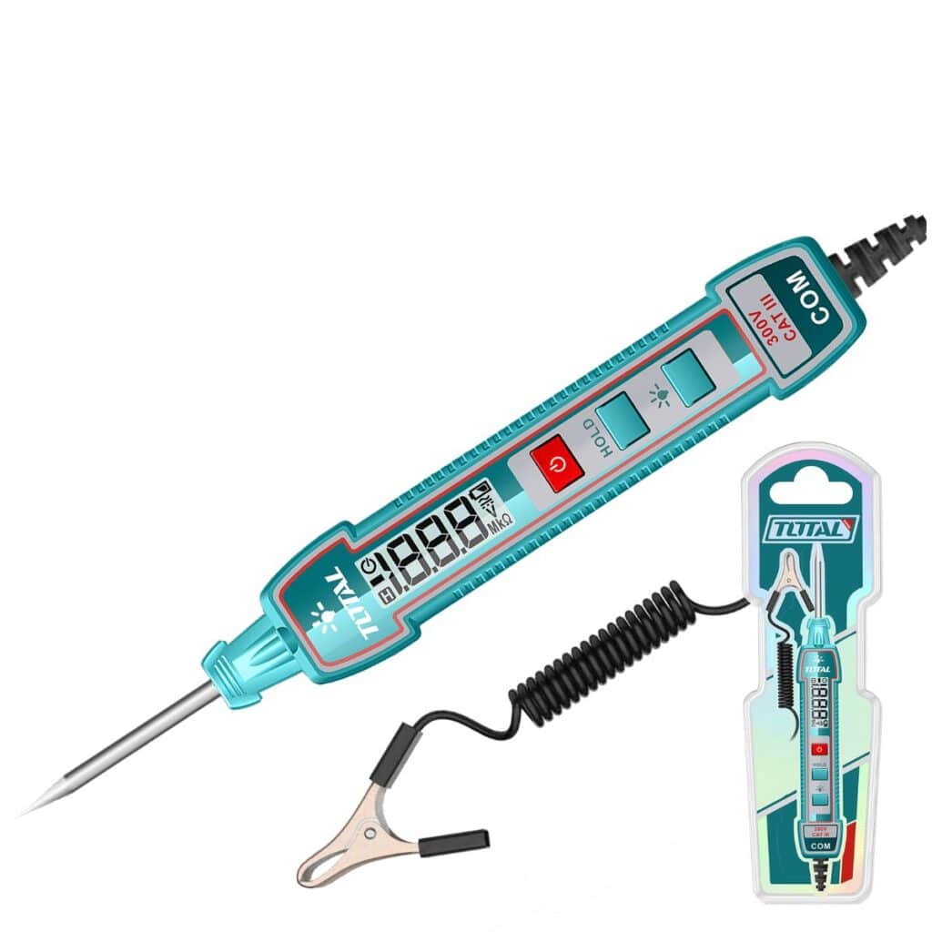 PROBADOR DE CIRCUITO AUTOMOTRIZ DC 1V-100V MAX: 2700MM DIGITAL INDUSTRIAL – THTS41001