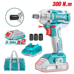 LLAVE DE IMPACTO 300NM  BRUSHLESS LI-ION 20V 1/2" 3300BPM - TIWLI2001