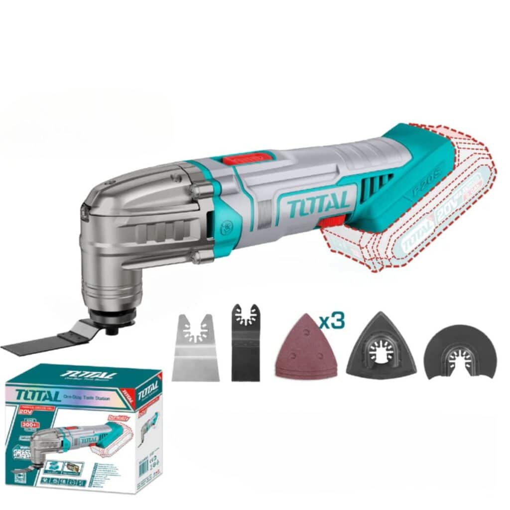 MULTIHERRAMIENTA LI-ION 20V 5000-20000RPM ACC Y MALETIN TOTAL- TMLI2022