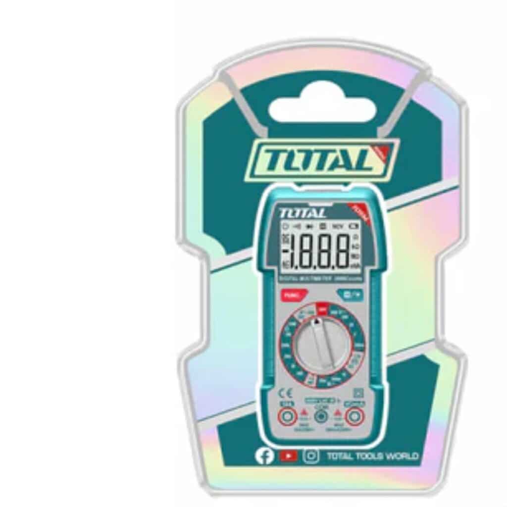 MULTIMETRO DIGITAL 4000 CONTEOS LCD AC/DC 600V TOTAL- TMT536002