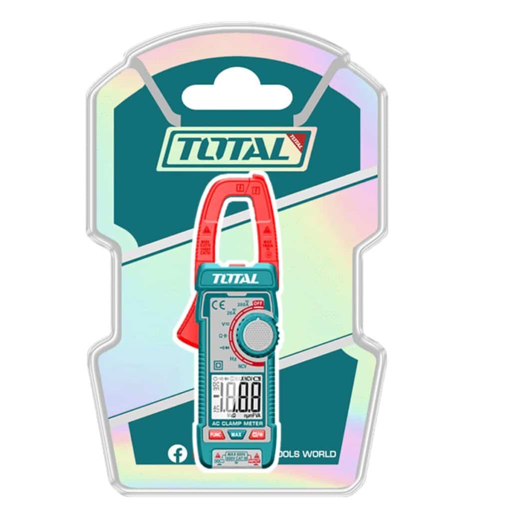 PINZA AMPERIMETRICA DC/AC 400A 4000 CONTEOS A:30MM INDUSTRIAL TOTAL- TMT762002