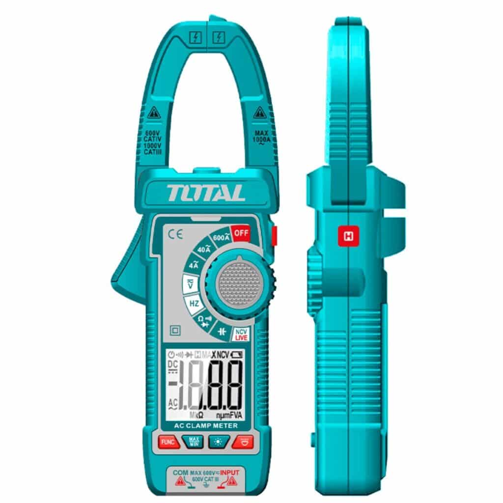 PINZA AMPERIMETRICA AC 600 A 4000 CONTEOS A:32MM INDUSTRIAL TOTAL- TMT766001