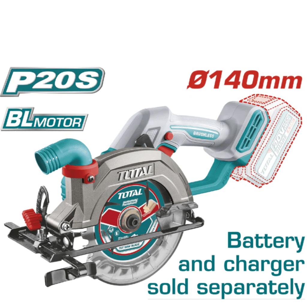 SIERRA CIRCULAR LI-ION  5.1/2″ 20V 6300RPM 140MM BRUSHLESS INDUSTRIAL – TSLI1402