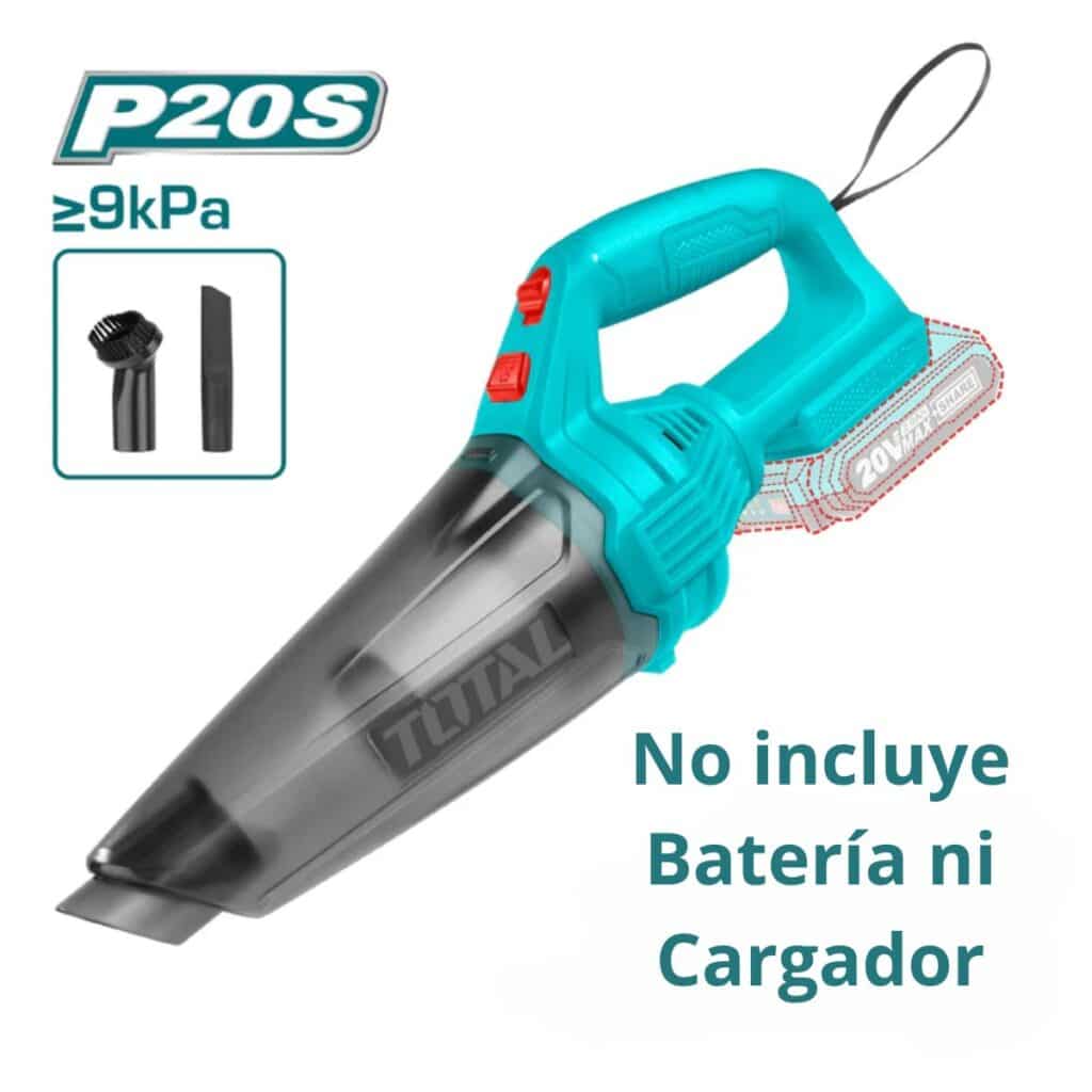 ASPIRADORA INALAMBRICA 20V 0.5L PRESION 9KPA NO INCLUYE BATERIA Y CARGADOR- TVLI201261