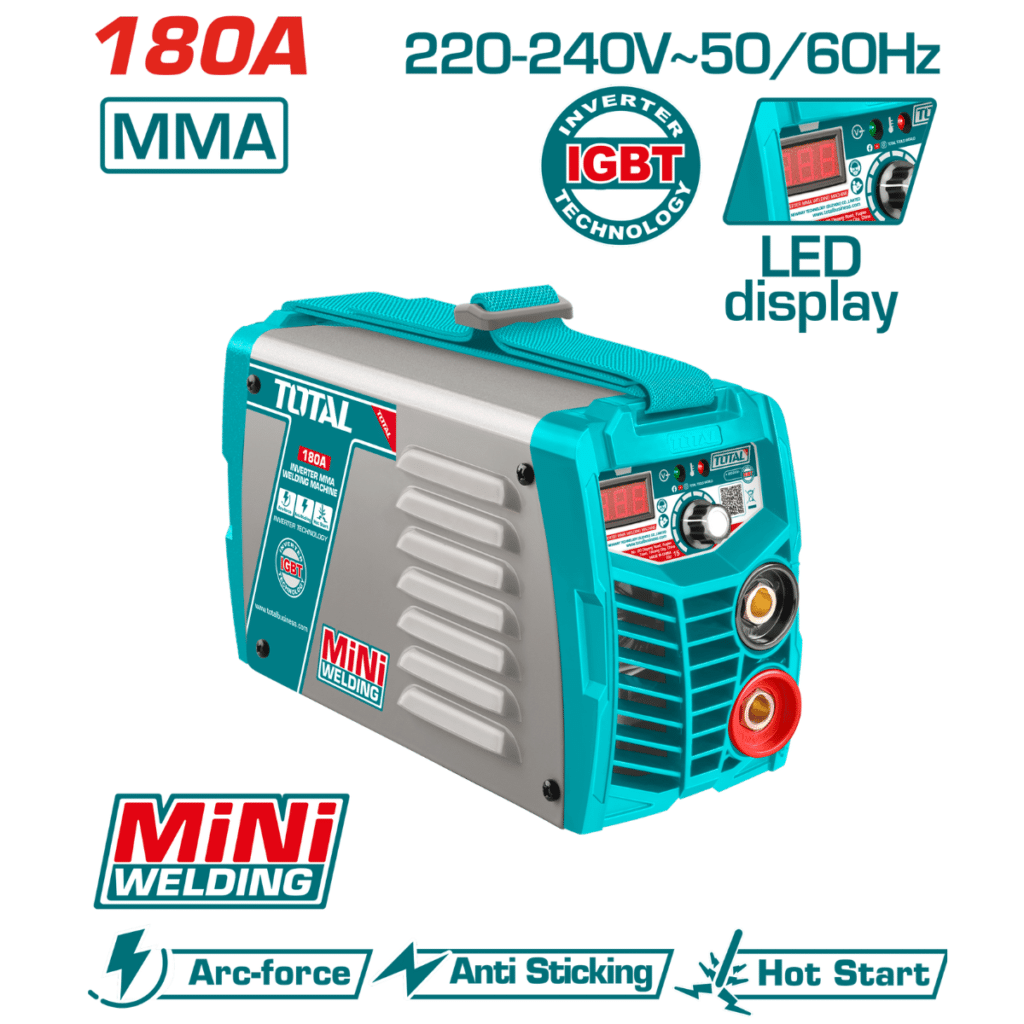 MAQUINA DE SOLDAR INVERTER MMA 15-180A LCD E:1.6-4.0 CT:180A@40% – TW218016