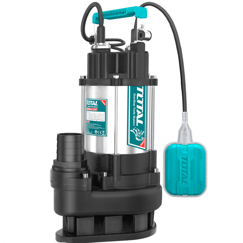 BOMBA DE AGUA SUMERGIBLE PARA AGUA RESIDUAL Y DRENAJE 2″ 1.0HP ALT. 13M 750W  ACERO INOXIDABLE – TWP775016-5