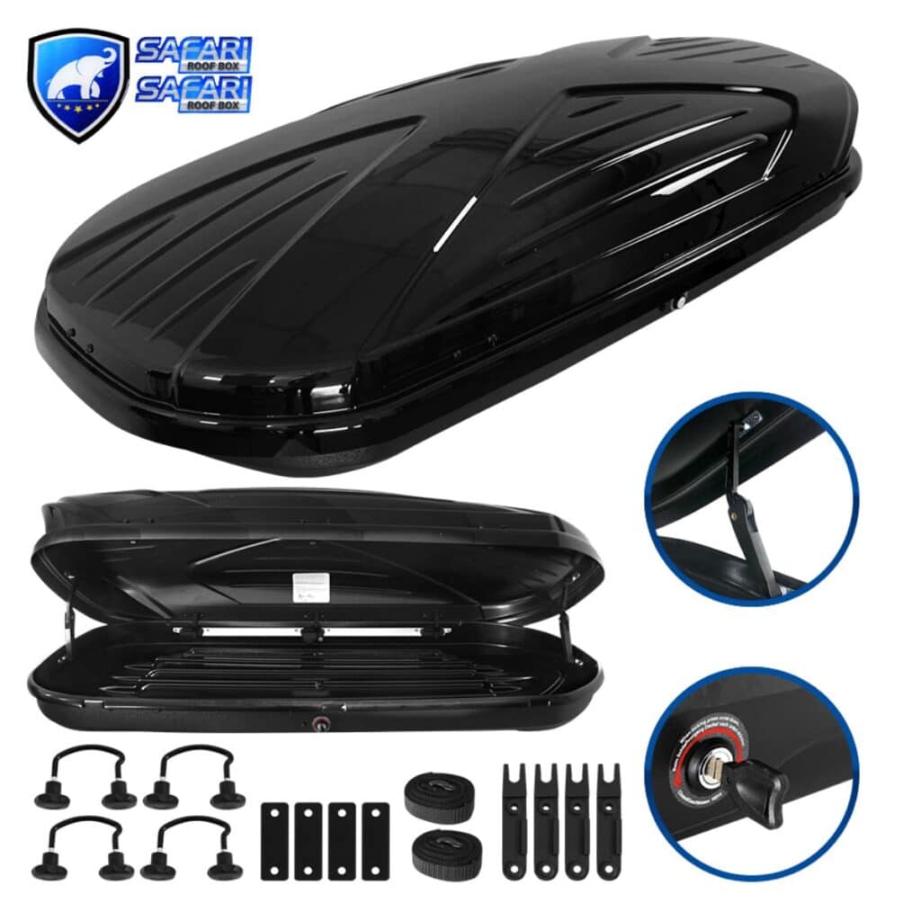 PORTA EQUIPAJE ABS 450LITROS 173x30x80 cm- RB5704-450L BK