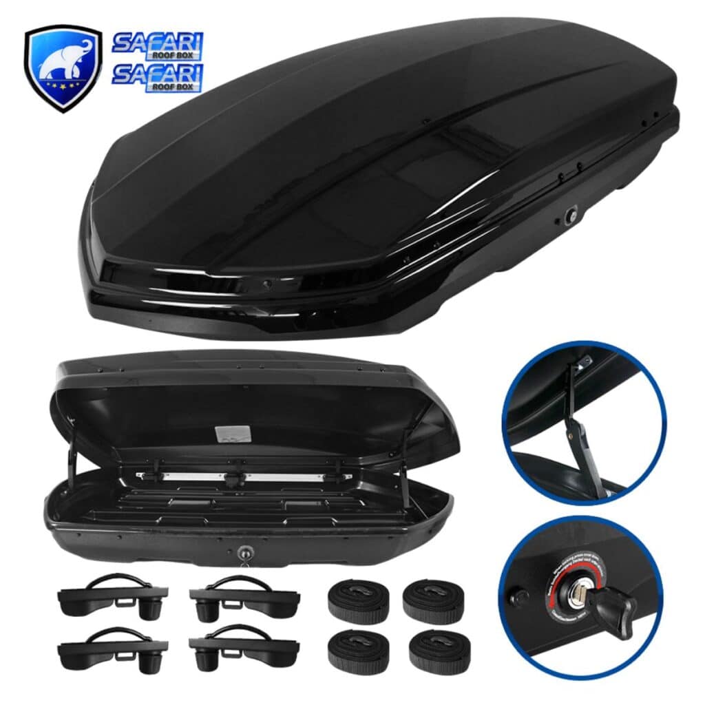 PORTA EQUIPAJE ABS 360LITROS 147x25x80 cm – RB5808-360L BK