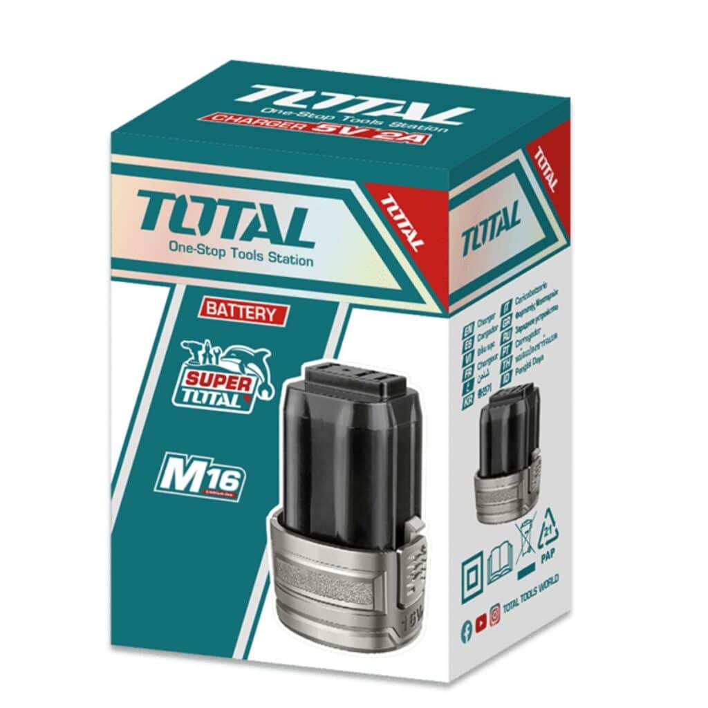 BATERIA LI-ION 16V 2.0AH M16 INDUSTRIAL TOTAL- TFBLI1620