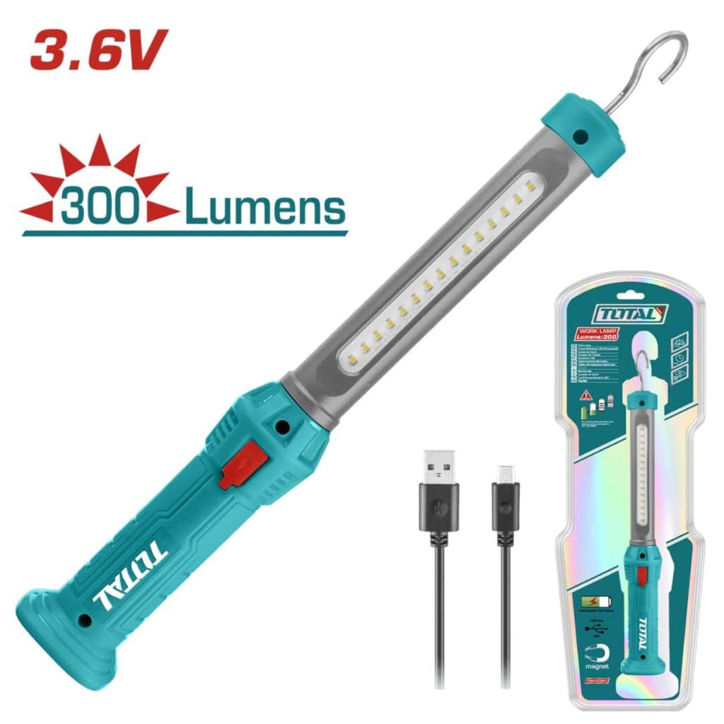 LINTERNA RECARGABLE 3.6V 300 LUM 3.5W USB – TWLI35261
