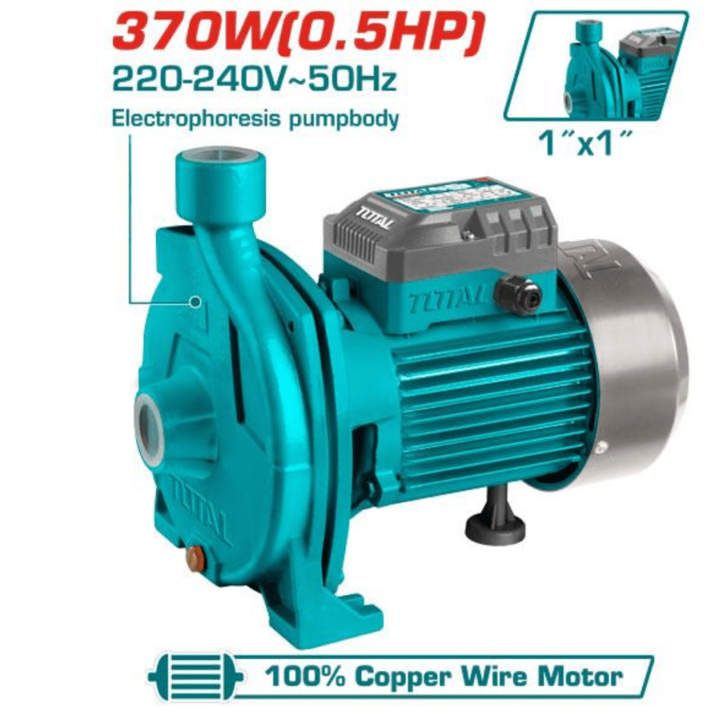 BOMBA DE AGUA CENTRIFUGA 0.5HP 1×1 80L/min ALT..18M – TWP23706-5