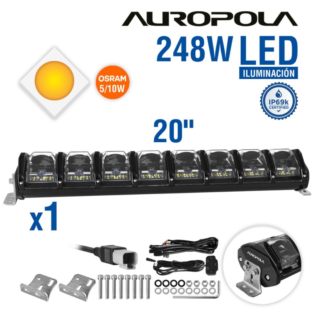 BARRA LED EUROPOLA DE 20 PULGADAS 248W OSRAM 5/10W – N-20