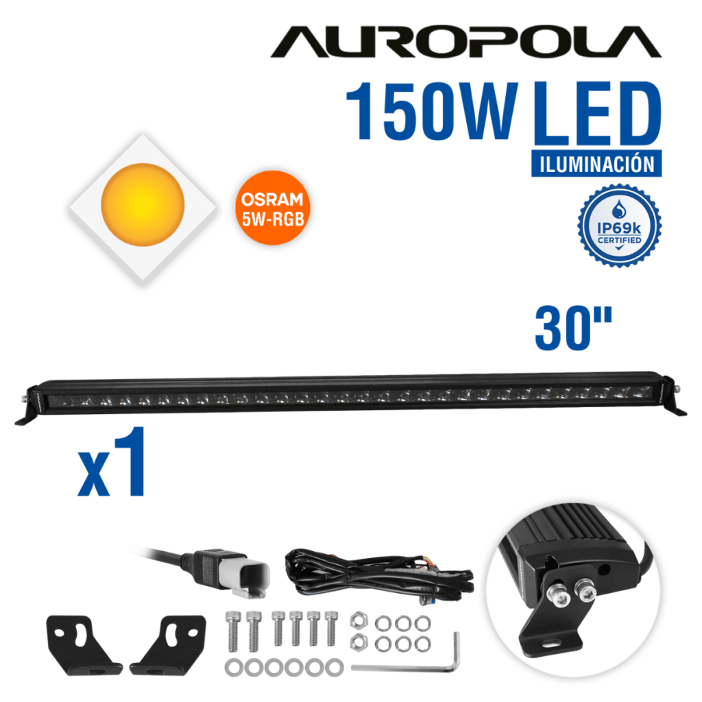 BARRA LED 30PULG 150W OSRAM 5W RGB – S6D1-30-R4R5Q