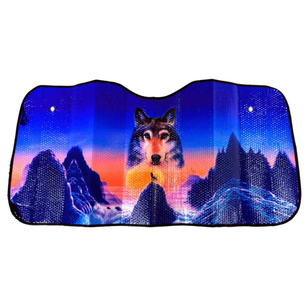 TAPASOL DOBLE BURBUJA 130X60 CM –  LOBO CLASIC – P16N9011X