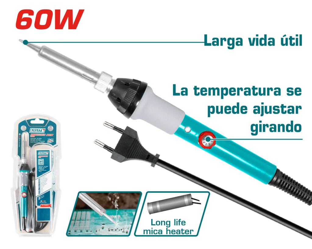 CAUTÍN ELECTRICO 60W PRE 1-2 MINUTOS INDUSTRIAL  TOTAL- TET160831