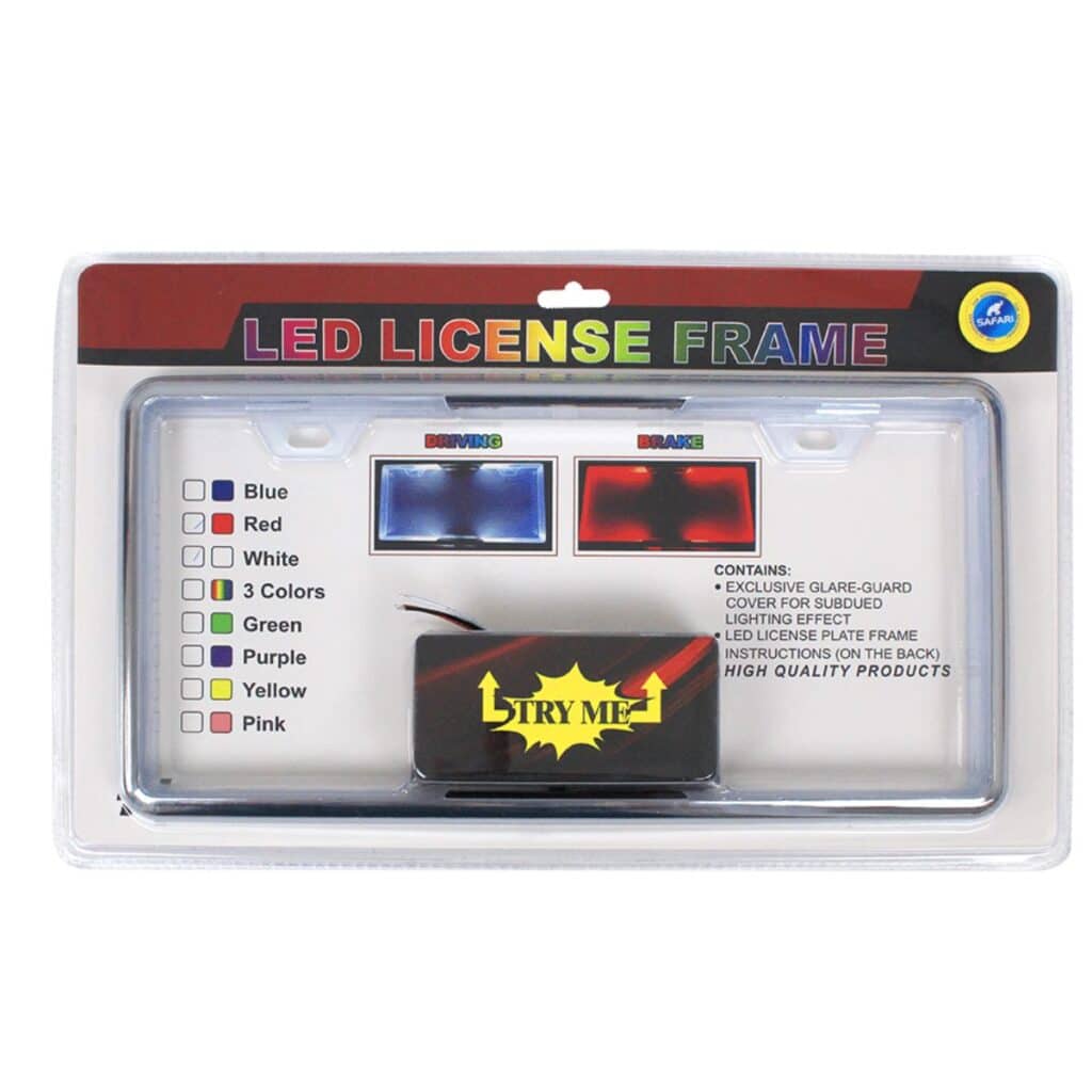 PORTA PLACA CON LED BLANCO – A99088