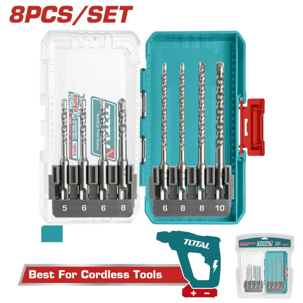 BROCA SDS SET 8PZS PARA ROTOMARTILLO INDUSTRIAL TOTAL – TACSDL11806